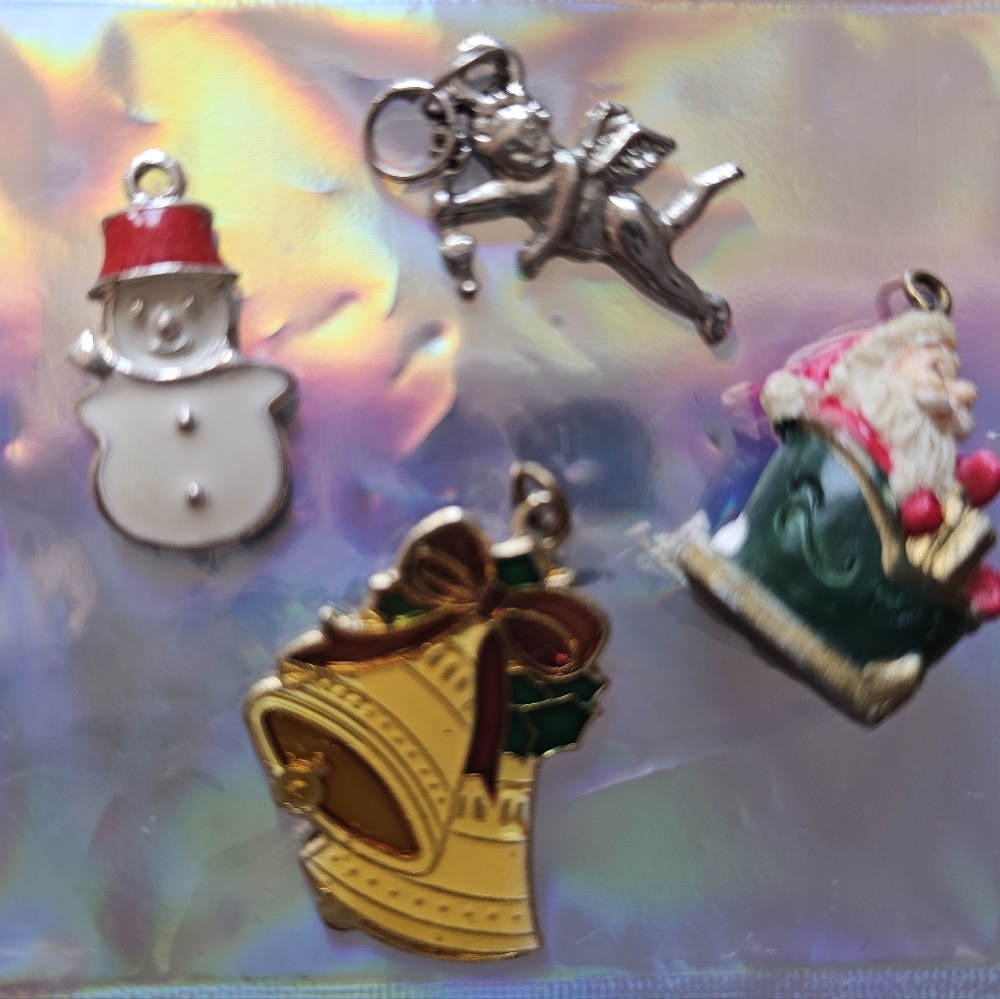 Christmas Charms:4 Pc Pendant - Picture 6 of 6